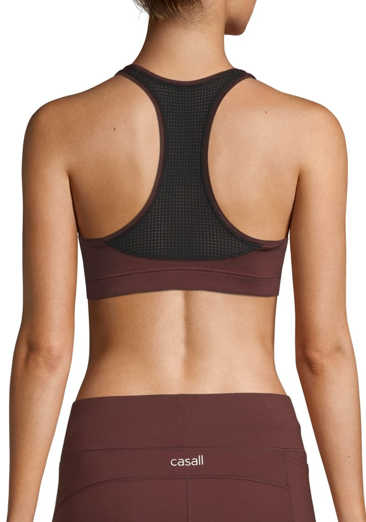 Casall Iconic Sports Bra Mahogany Red Casall Casall Iconic Sports Bra Mahogany Red Casall