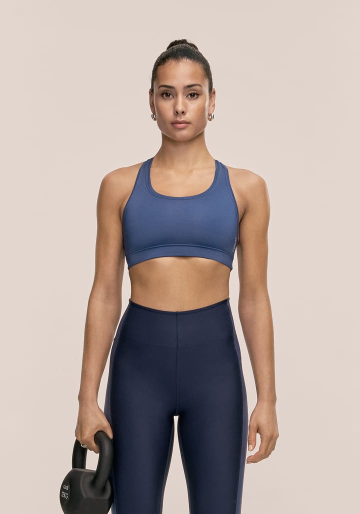 Casall Women's Iconic Sports Bra Blue Shadow Casall