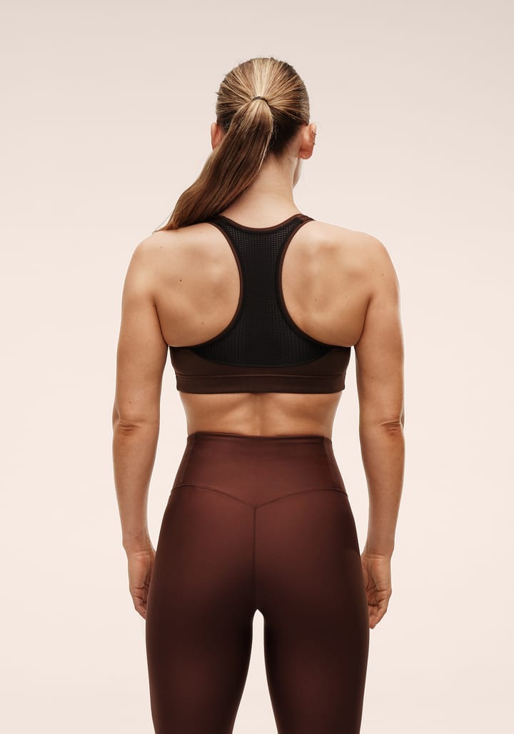 Casall Women's Iconic Sports Bra Dark Brown Casall