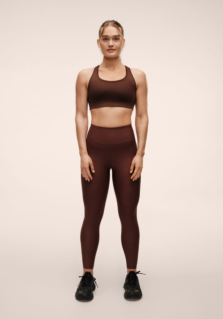 Casall Women's Iconic Sports Bra Dark Brown Casall