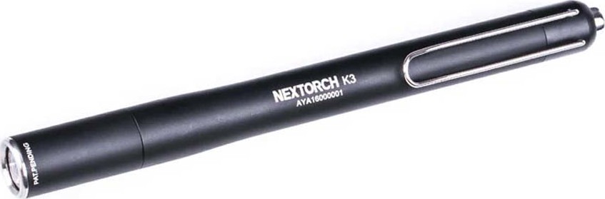 NexTorch K3 V2.0 High Performance Pocket-sized Penlight Black Ficklampor OneSize