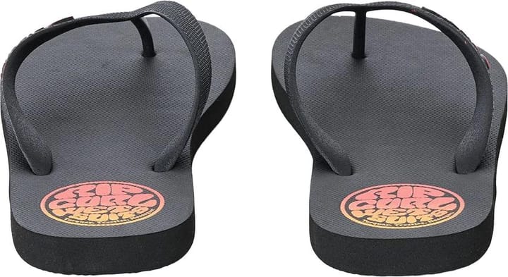 Rip Curl Men's Icons Of Surf Bloom Open Toe Sandals Black/orange Rip Curl