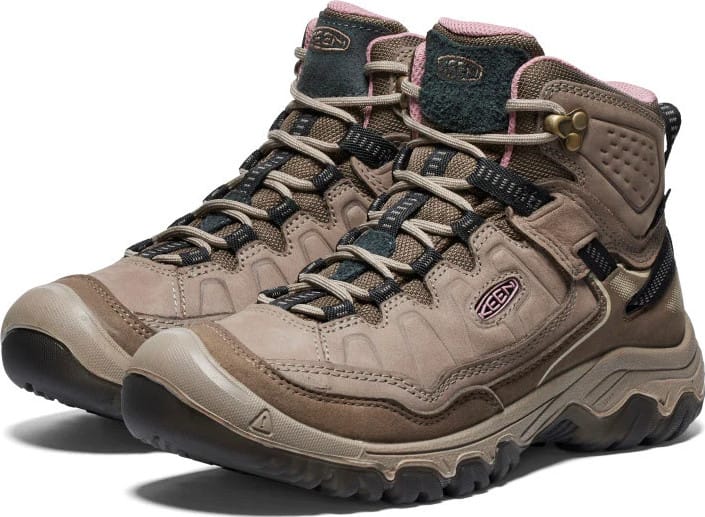 Keen Women's Targhee IV Mid Waterproof - Brindle-Nostalgia Rose Brindle-nostalgia Rose Keen