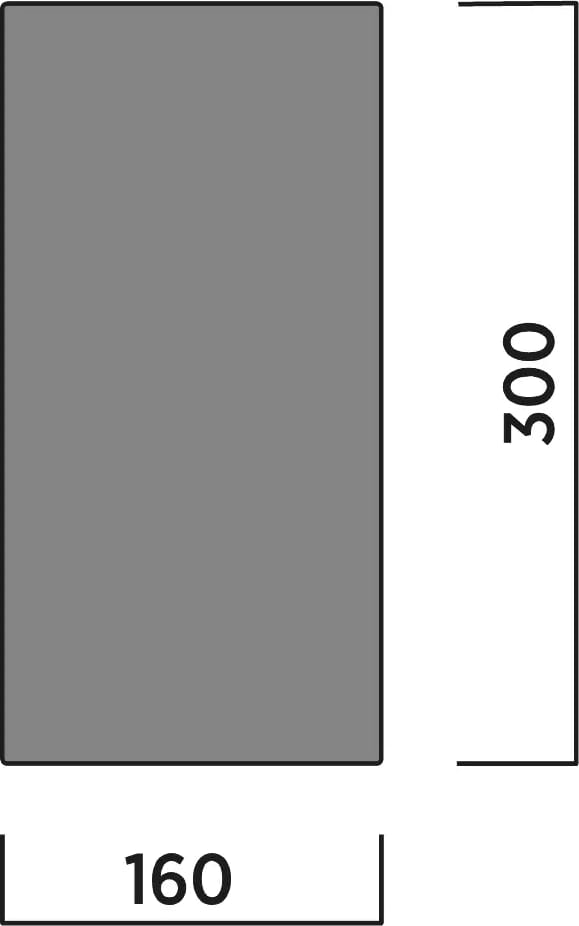 Easy Camp Rosebay Universal Carpet 1.6 X 3.0 M Grey Easy Camp