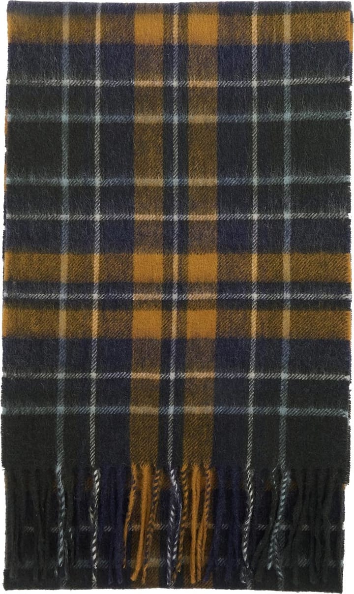 Barbour Unisex New Check Scarf Forest/Bronze Brown Barbour