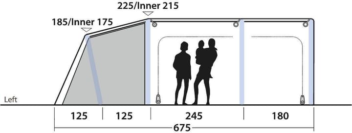 Outwell Boston 6 Air Tc Brown Outwell