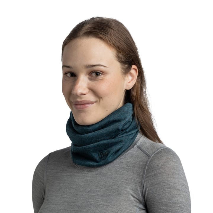 Buff Midweight Merino Wool Melange Tourmaline Buff