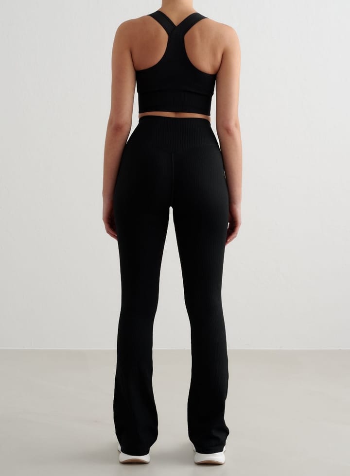 Aim'n Women's High Support Ribbed Bra Black Aim'n