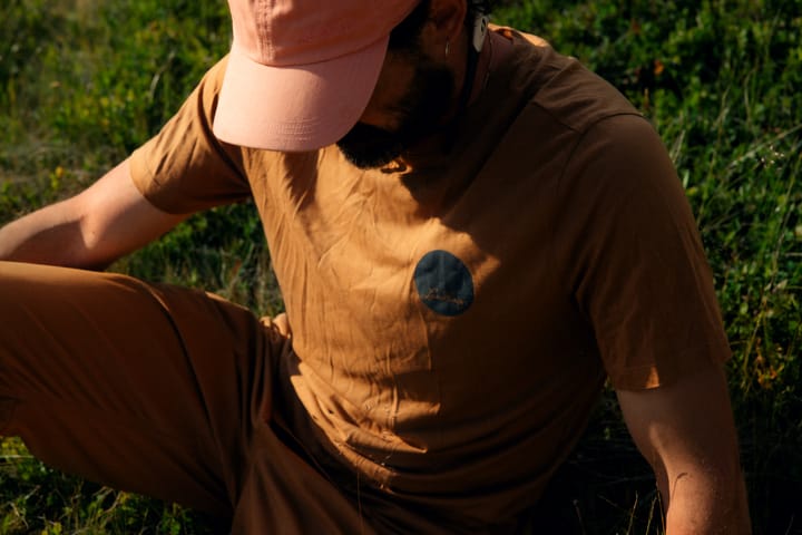 Lundhags Men's Järpen Printed T-Shirt Hazel Lundhags