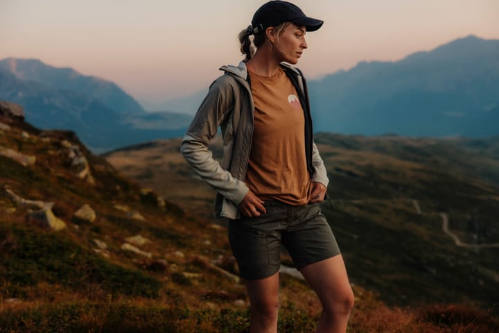 Lundhags Women's Järpen Printed T-Shirt Hazel Lundhags