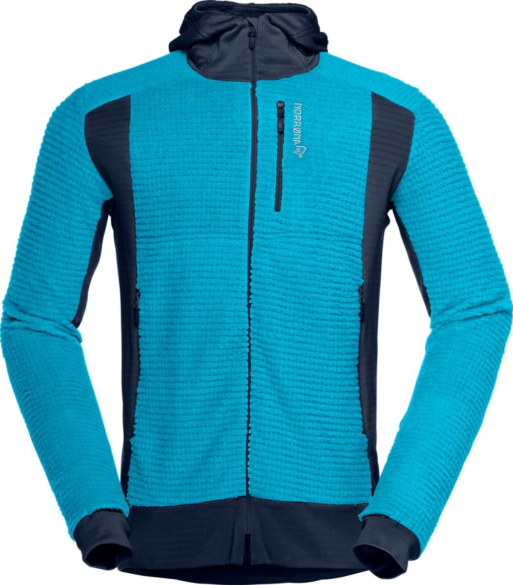 Norrøna Falketind Alpha120 Zip Hood M's Hawaiian Surf/Indigo Night