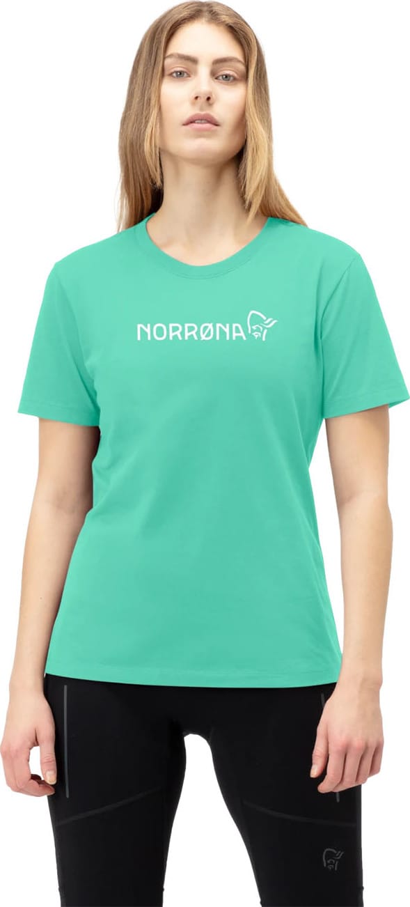Norrøna Women's /29 Cotton Norrøna Viking T-Shirt Winter Green Norrøna