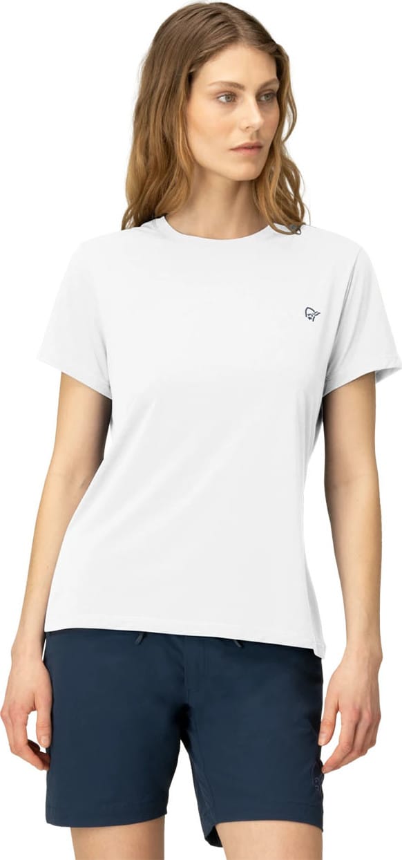 Norrøna Women's Femund Tech T-Shirt Snow White Norrøna