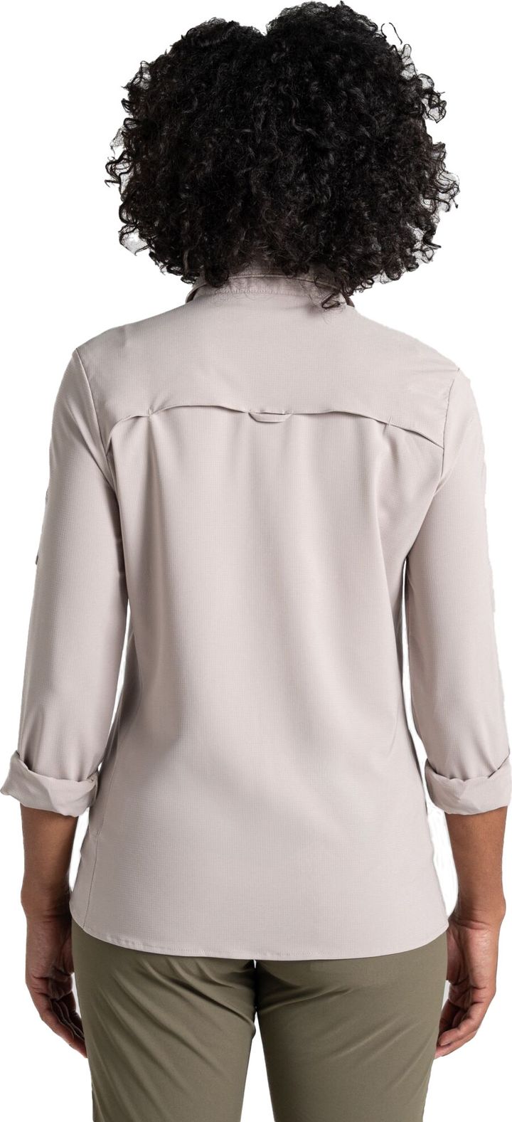 Craghoppers Women's Nosilife Pro Long Sleeved Shirt V Soft Mushroom Craghoppers