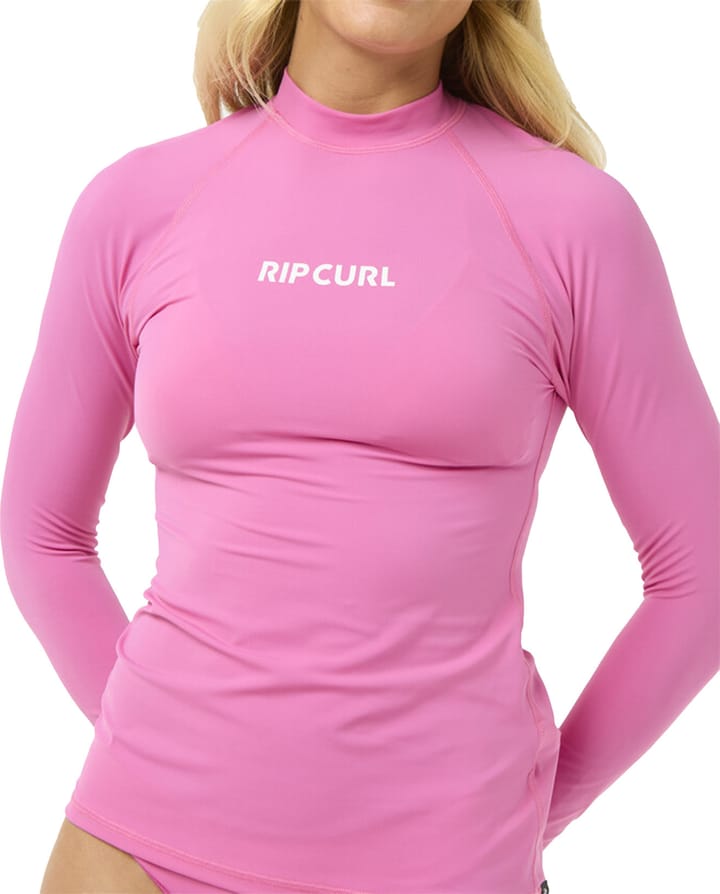 Rip Curl Women's Classic Surf Long Sleeve UV Rash Guard Pink Rip Curl