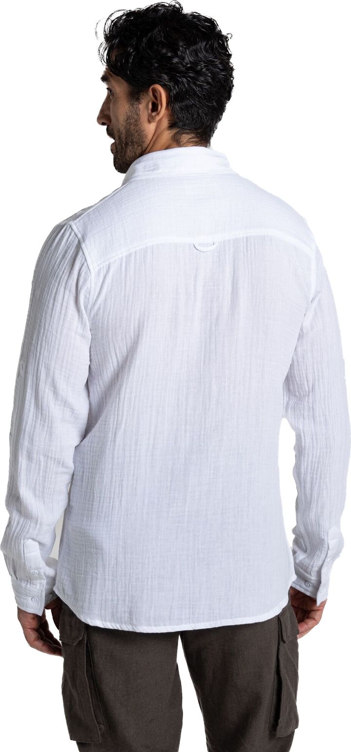 Craghoppers Men's Moro Long Sleeved Shirt White Craghoppers