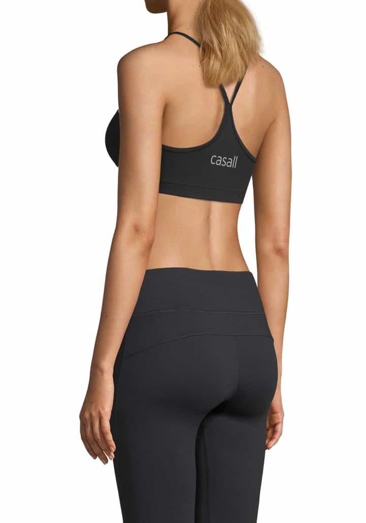 Casall Women's Strappy Sports Bra Black Casall Casall Women's Strappy Sports Bra Black Casall