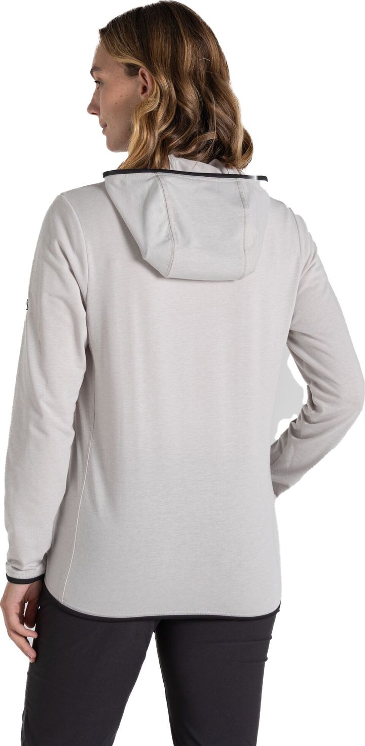 Craghoppers Women's Nosilife Afia Hooded Jacket Light Grey Marl Craghoppers