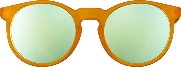 Goodr Sunglasses Freshly Baked Man Buns Dark Yellow Goodr Sunglasses