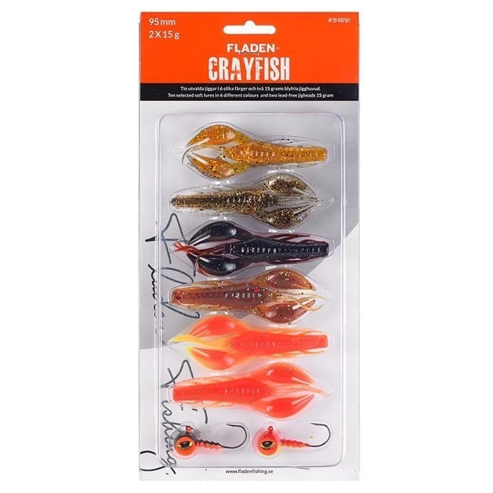 Fladen Fladen Jigg Kit Crayfish 9,5cm - 2x15g Fladen Fladen Fladen Jigg Kit Crayfish 9,5cm - 2x15g Fladen