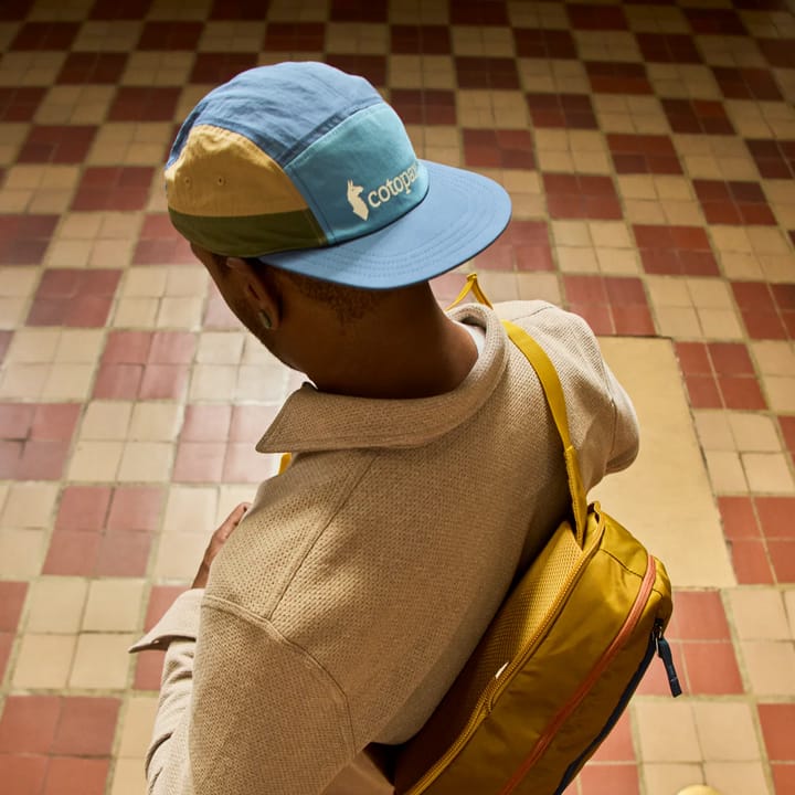 Cotopaxi Cotopaxi Tech 5-Panel Hat Grapefruit/Aster Cotopaxi