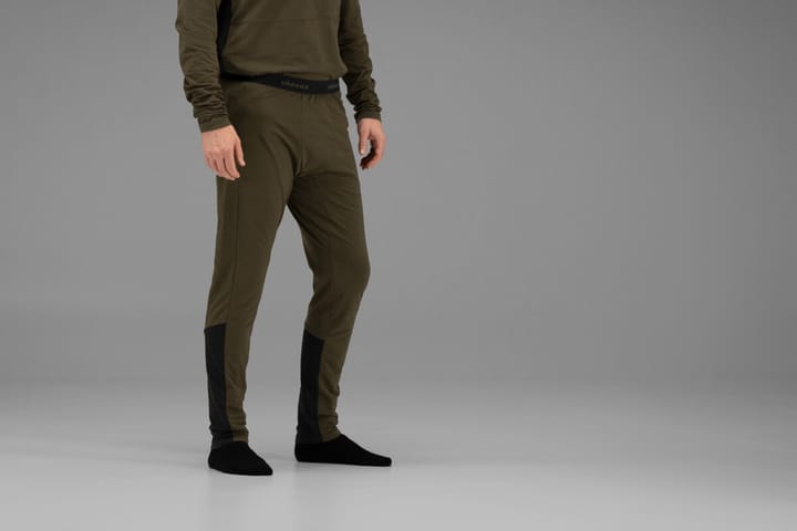 Härkila Men's Härkila Heat Long Johns Willow green/Black Härkila