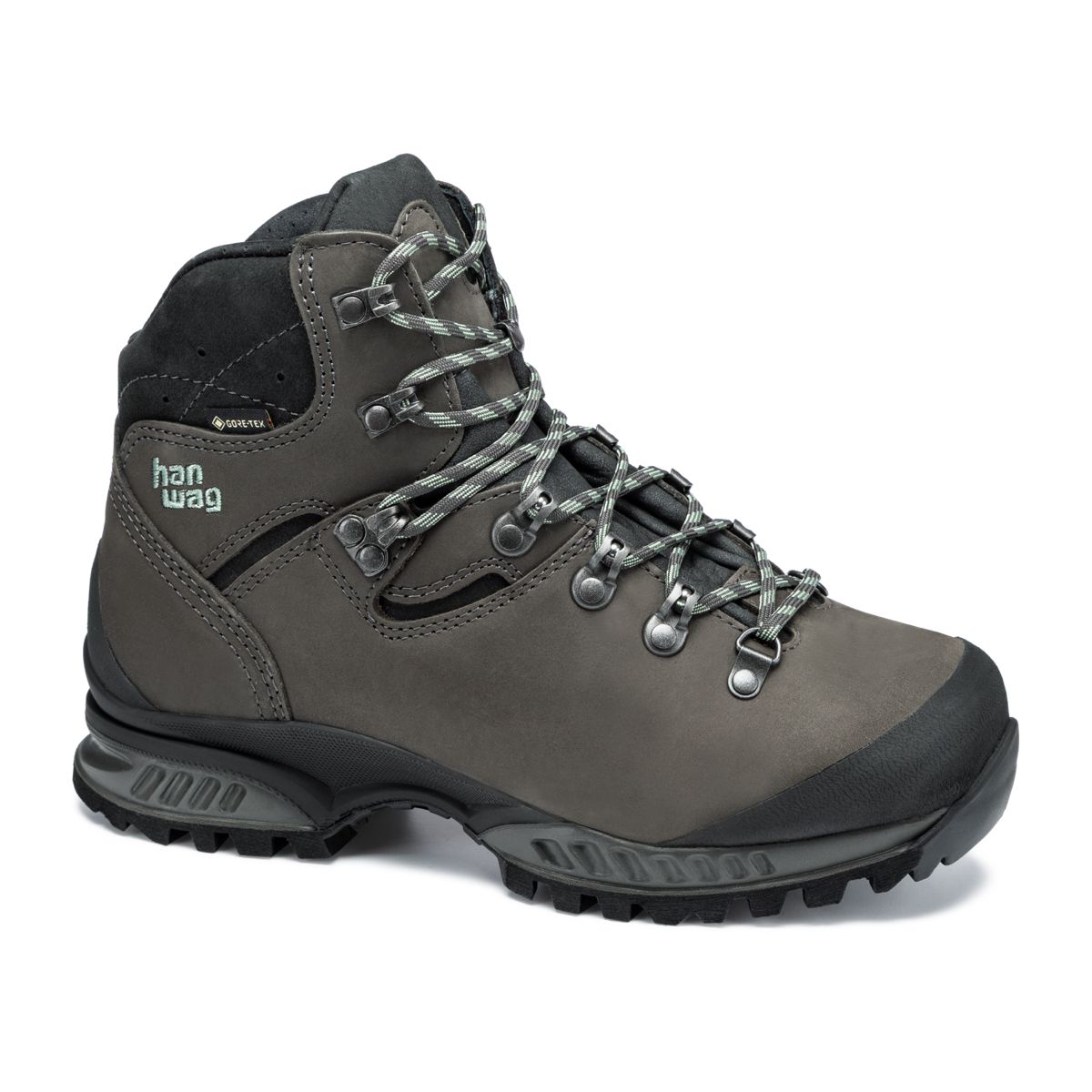 Hanwag Women's Tatra II Wide Lady Gore-Tex Asphalt-mint