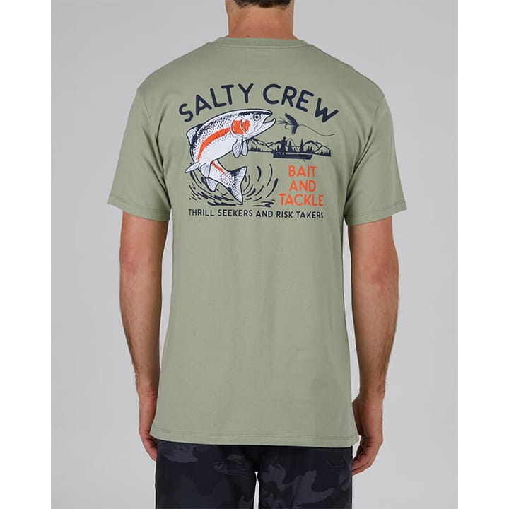 Salty Crew Men's Fly Trap Premium S/S Tee Dusty Sage Salty Crew