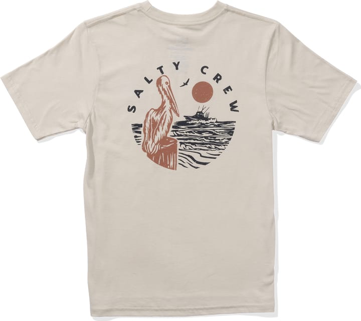 Salty Crew Men's Stakeout Boys Short Sleeve Tee Moonbeam Salty Crew Salty Crew Men's Stakeout Boys Short Sleeve Tee Moonbeam Salty Crew