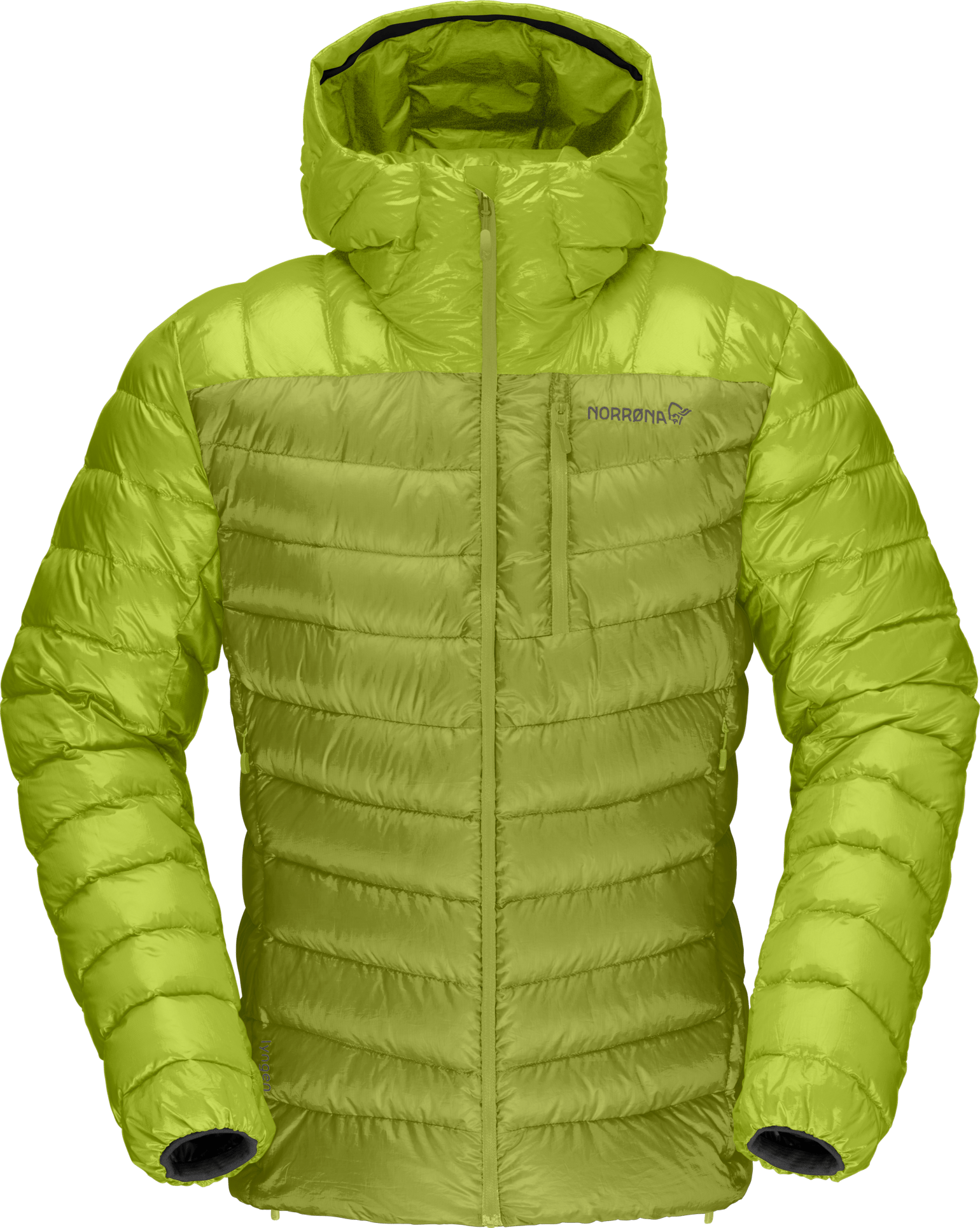 Norrøna Men's Lyngen Down850 Hood Dark Citron/tender Shoots