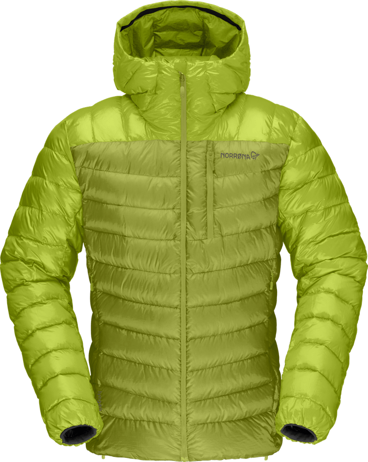 Norrøna Men's Lyngen Down850 Hood Dark Citron/tender Shoots Norrøna
