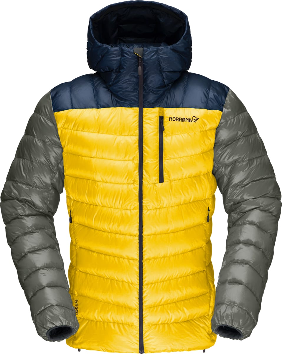 Norrøna Lyngen Down850 Hood M's Indigo Night/Lemon Chrome