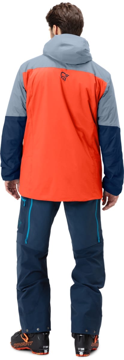 Norrøna Men's Lyngen Dri2 Thermo60 Jacket Arednalin/Blue Fog Norrøna