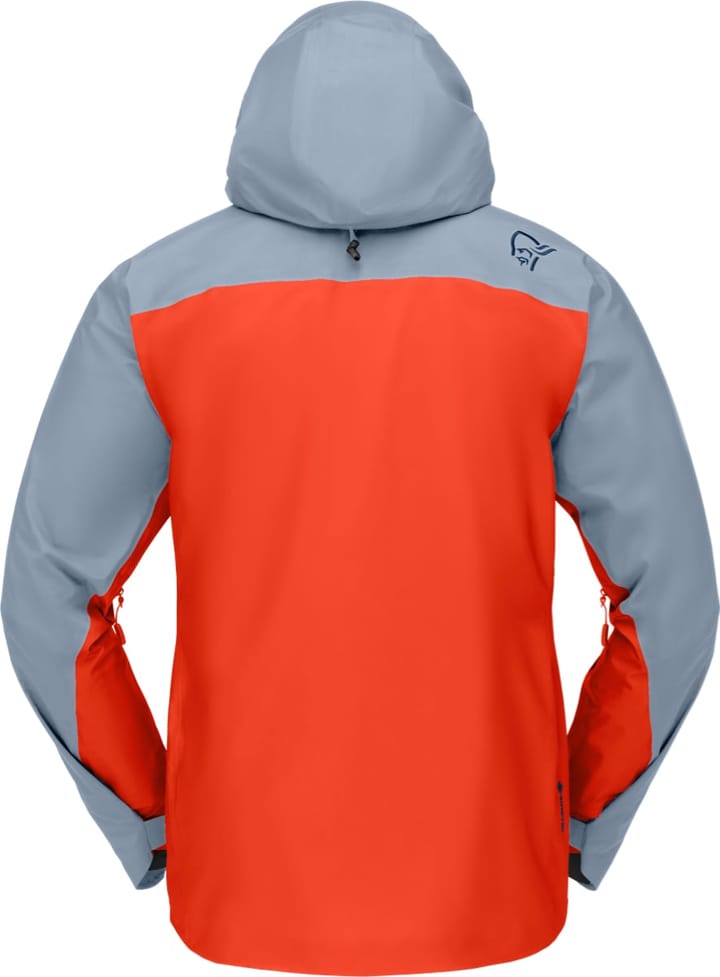 Norrøna Men's Lyngen Gore-tex Jacket Adrenalin/Blue Fog Norrøna Norrøna Men's Lyngen Gore-tex Jacket Adrenalin/Blue Fog Norrøna