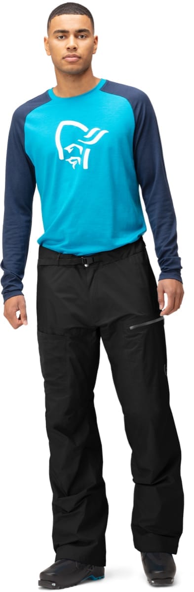 Norrøna Lyngen Gore-Tex Paclite Overpants M's Caviar/Castor Grey Norrøna Norrøna Lyngen Gore-Tex Paclite Overpants M's Caviar/Castor Grey Norrøna