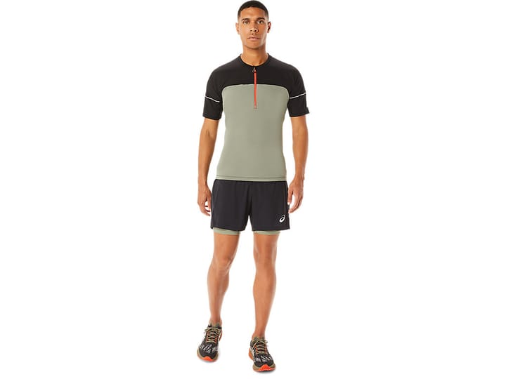 Asics Men's Fujitrail Top Lichen Green/Performance Black Asics
