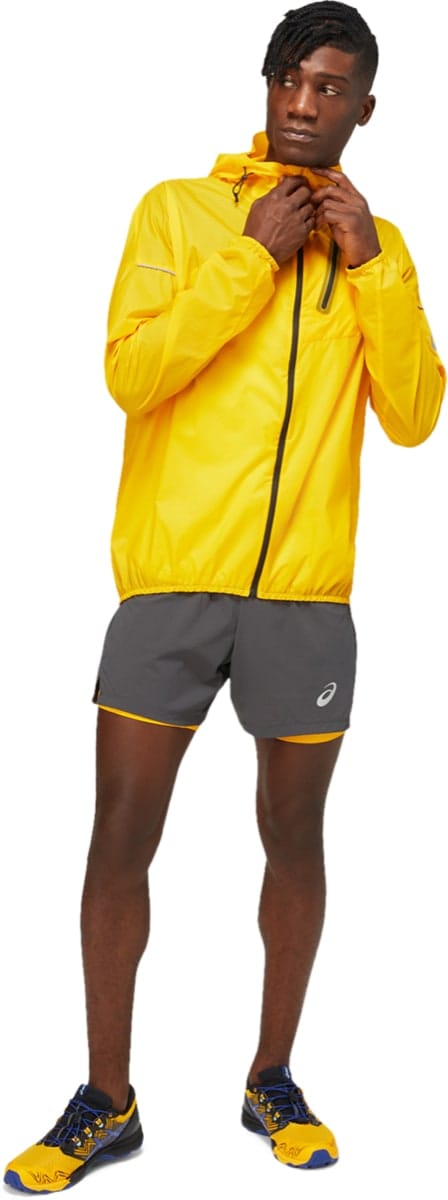 Asics Men's Fujitrail Jacket Sunflower Asics Asics Men's Fujitrail Jacket Sunflower Asics