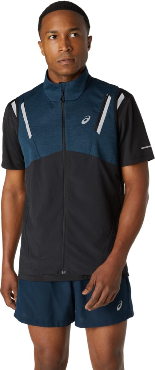 Asics Lite-Show Vest M's French Blue Heather/Performance Black Asics