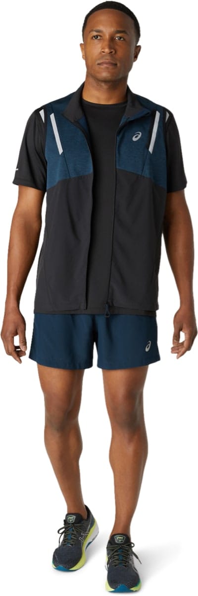 Asics Lite-Show Vest M's French Blue Heather/Performance Black Asics
