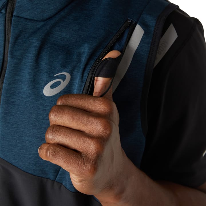Asics Lite-Show Vest M's French Blue Heather/Performance Black Asics