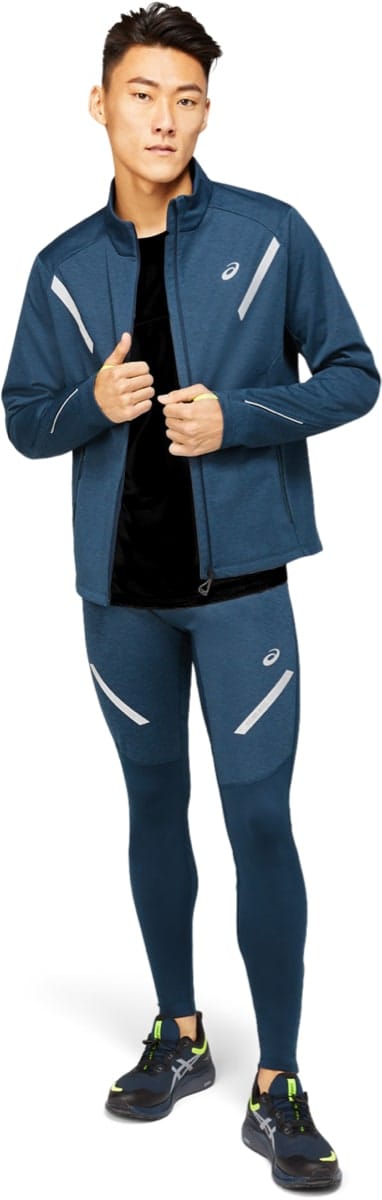 Asics Men's Lite-Show Winter Jacket French Blue Asics Asics Men's Lite-Show Winter Jacket French Blue Asics
