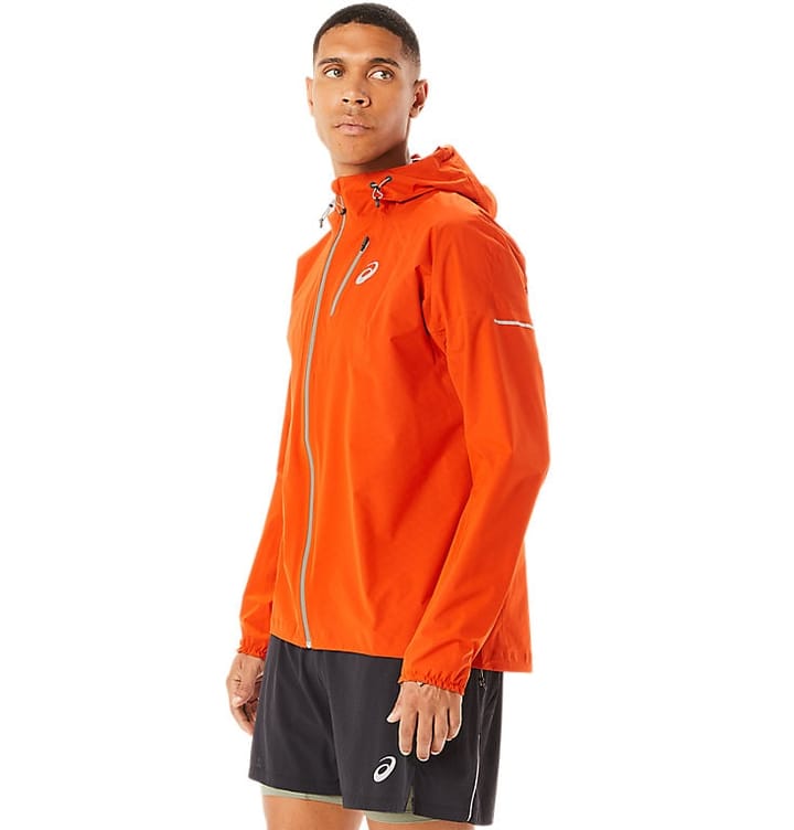Asics Men's Fujitrail Waterproof Jacket Cherry Tomato Asics Asics Men's Fujitrail Waterproof Jacket Cherry Tomato Asics