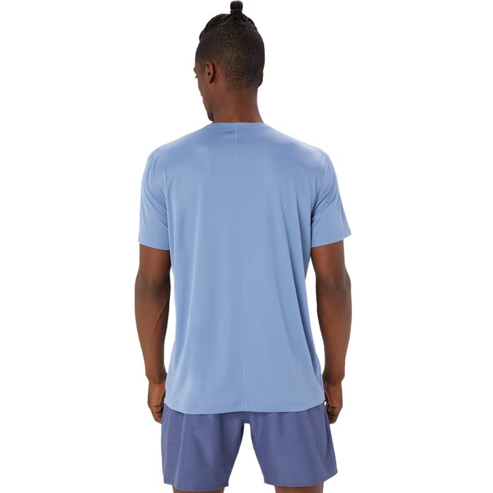 Asics Men's Core Short Sleeve Top Denim Blue Asics