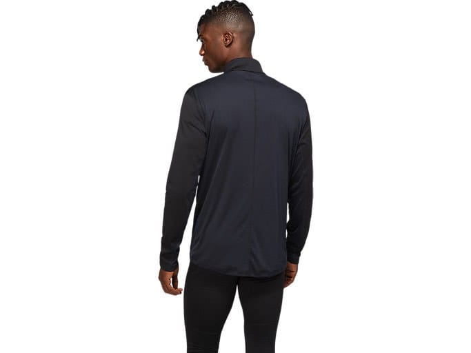 Asics Men's Core LS 1/2 Zip Winter Top Performance Black Asics Asics Men's Core LS 1/2 Zip Winter Top Performance Black Asics