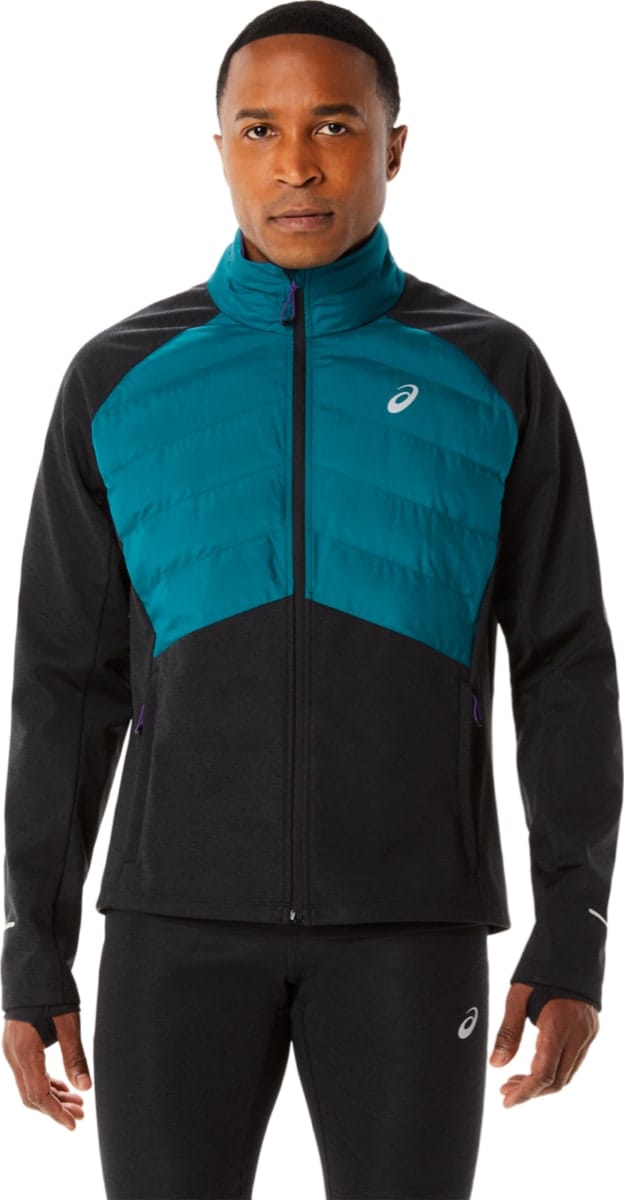 Asics Winter Run Jacket Velvet Pine/Performance Black Heather Asics Asics Winter Run Jacket Velvet Pine/Performance Black Heather Asics