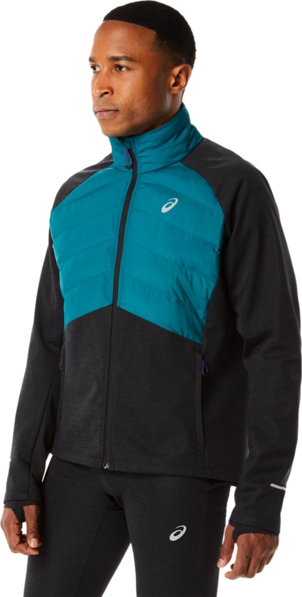 Asics Winter Run Jacket Velvet Pine/Performance Black Heather Asics Asics Winter Run Jacket Velvet Pine/Performance Black Heather Asics