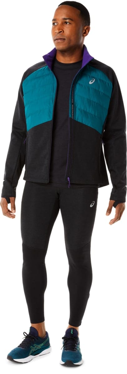 Asics Winter Run Jacket Velvet Pine/Performance Black Heather Asics Asics Winter Run Jacket Velvet Pine/Performance Black Heather Asics