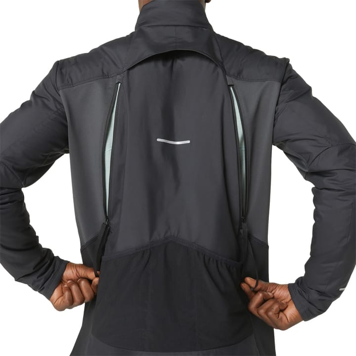 Asics Men's Winter Run Jacket Performance Black/Graphite Grey Asics Asics Men's Winter Run Jacket Performance Black/Graphite Grey Asics