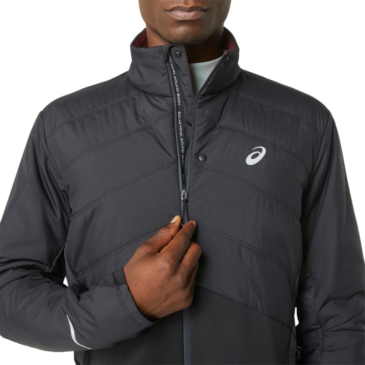 Asics Men's Winter Run Jacket Performance Black/Graphite Grey Asics Asics Men's Winter Run Jacket Performance Black/Graphite Grey Asics