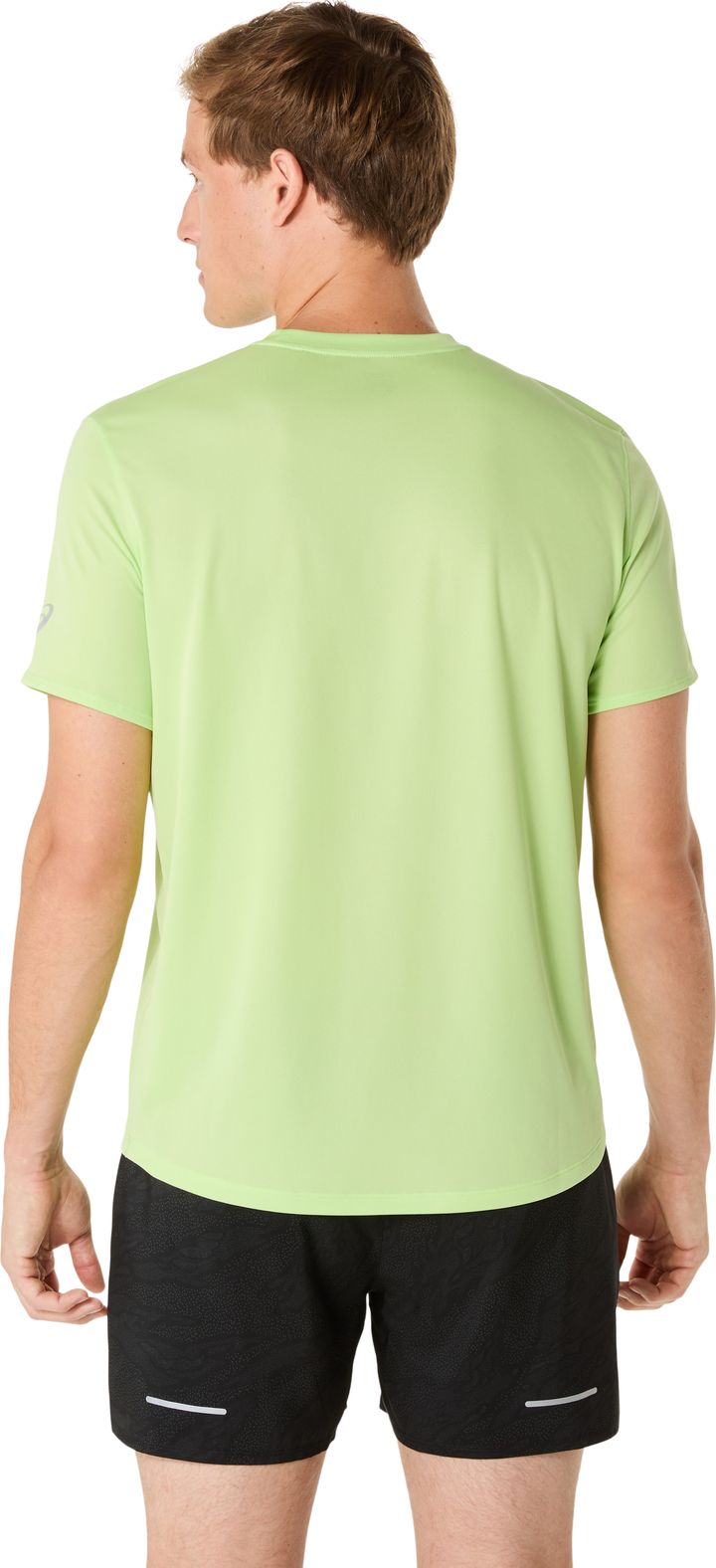 Asics Men's Fujitrail Logo Short Sleeve Top Lime Green/huddle Yellow/cactus Asics